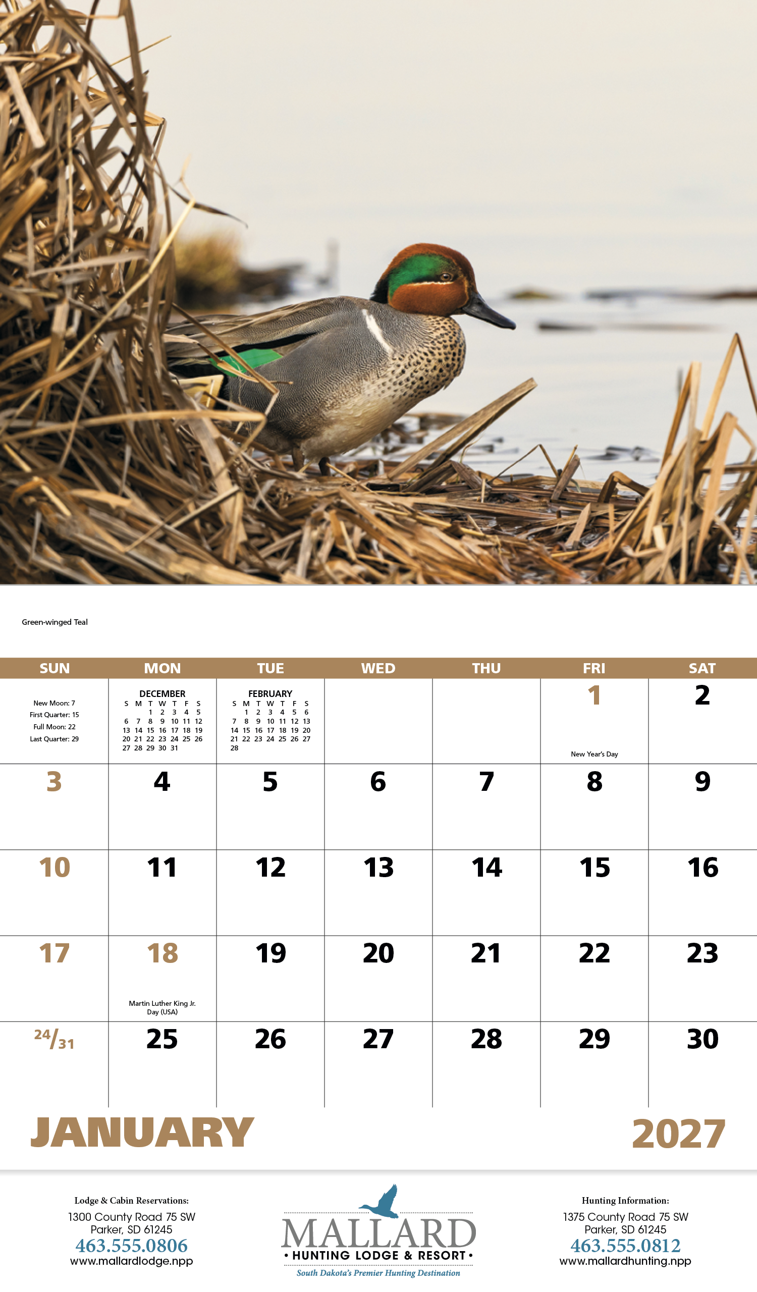 Good Value™ Waterfowl - Stapled Calendar 46