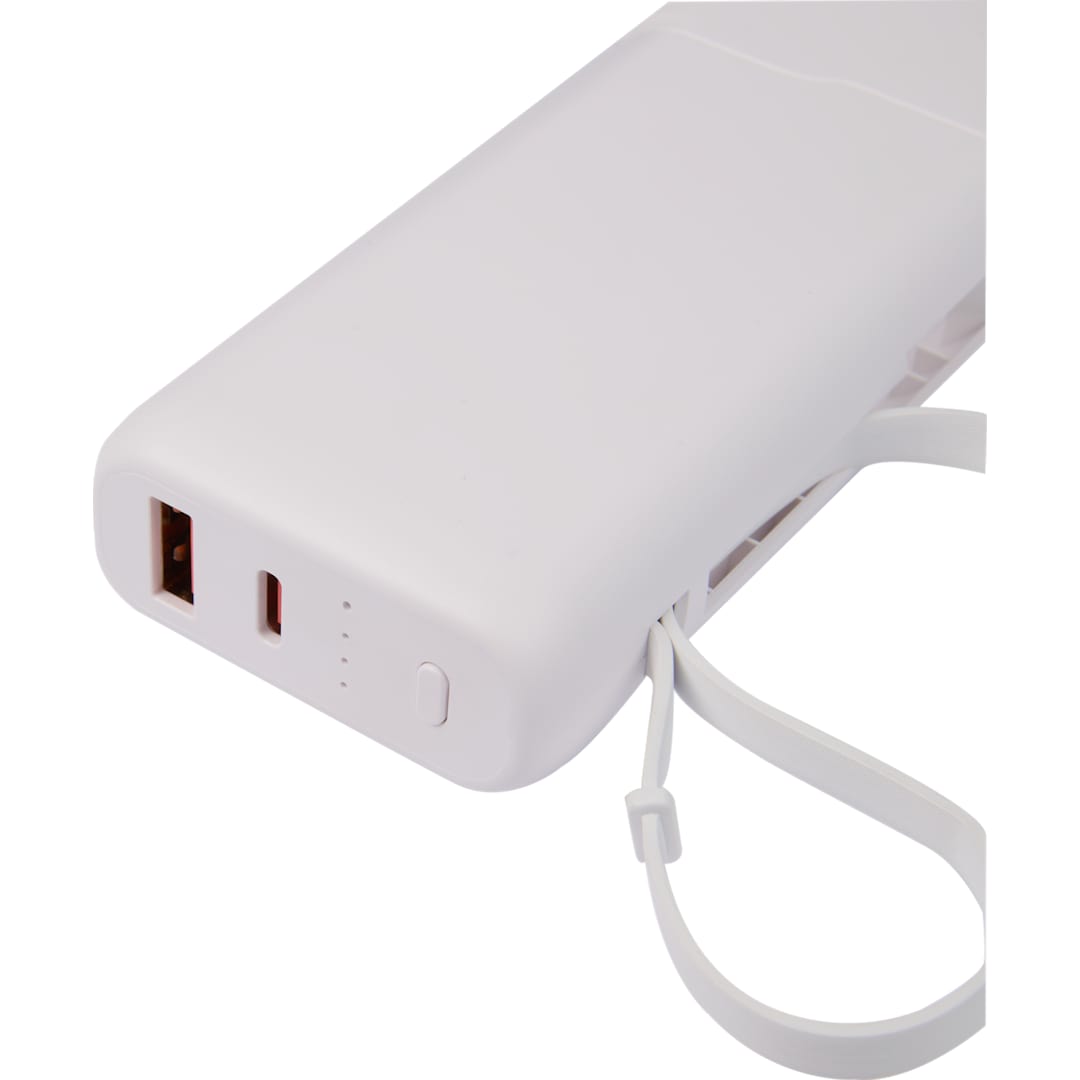 UL Listed 10,000 mAh 20W PD Power Bank with AC Plu 68