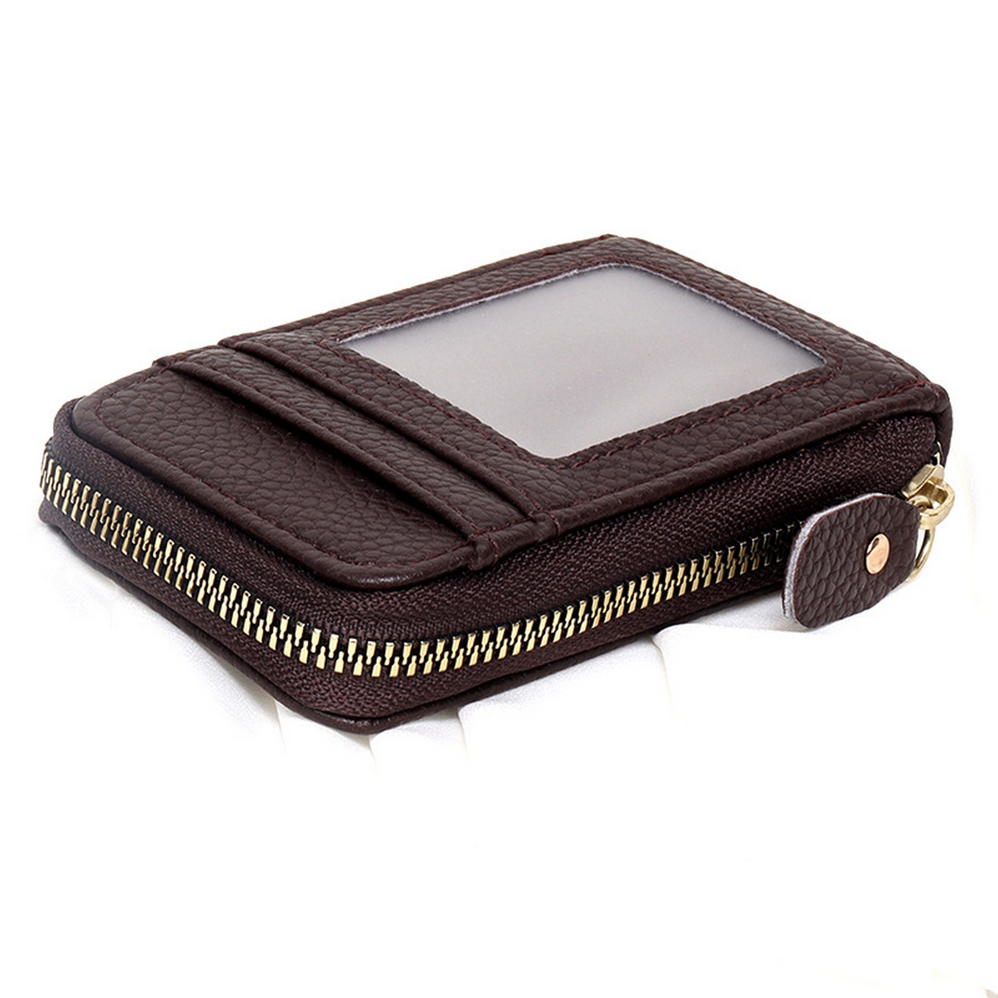 PU Lychee Pattern Multifunctional Large Capacity Organ Card Holder 7