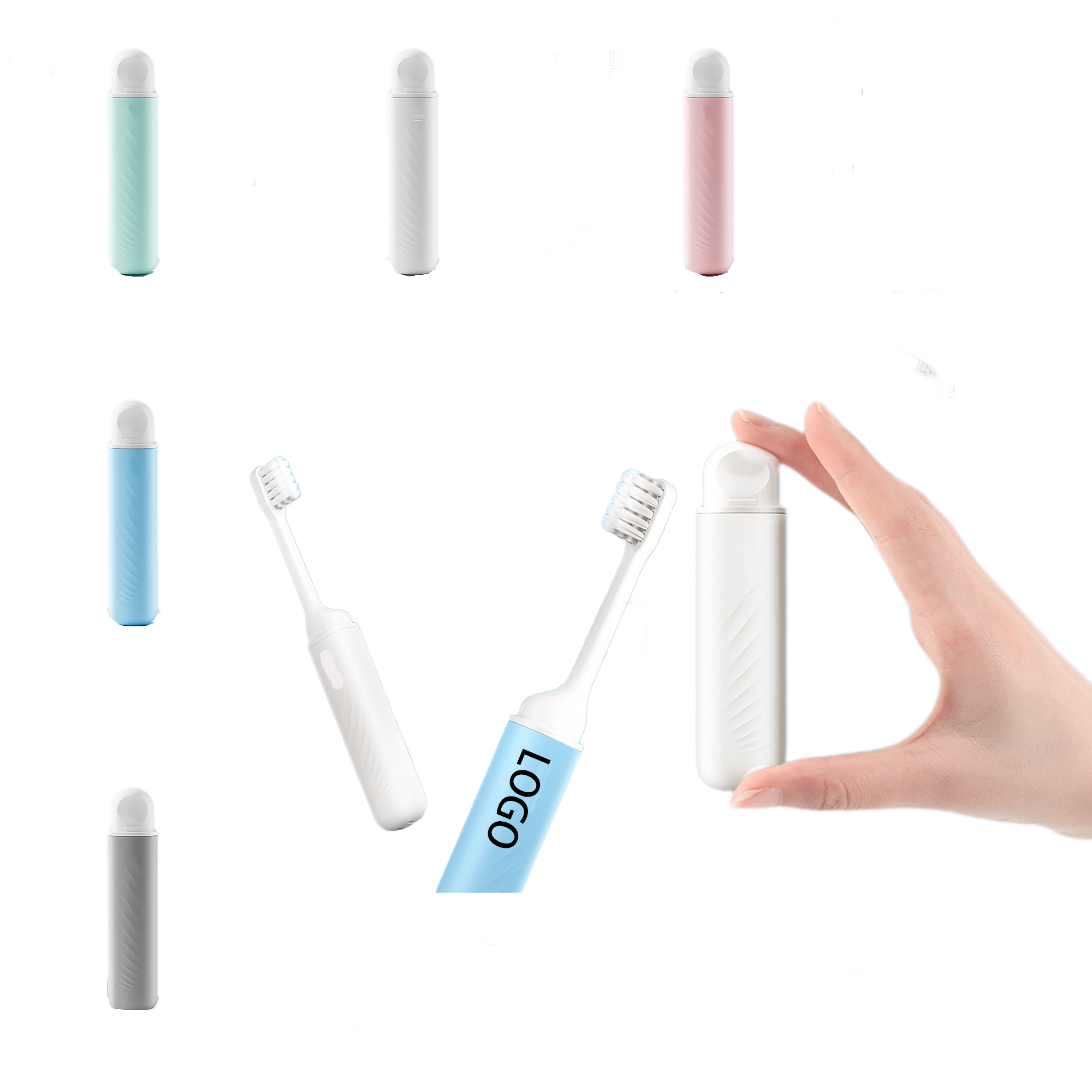 Portable Folding Toothbrush MOQ 10pcs 2