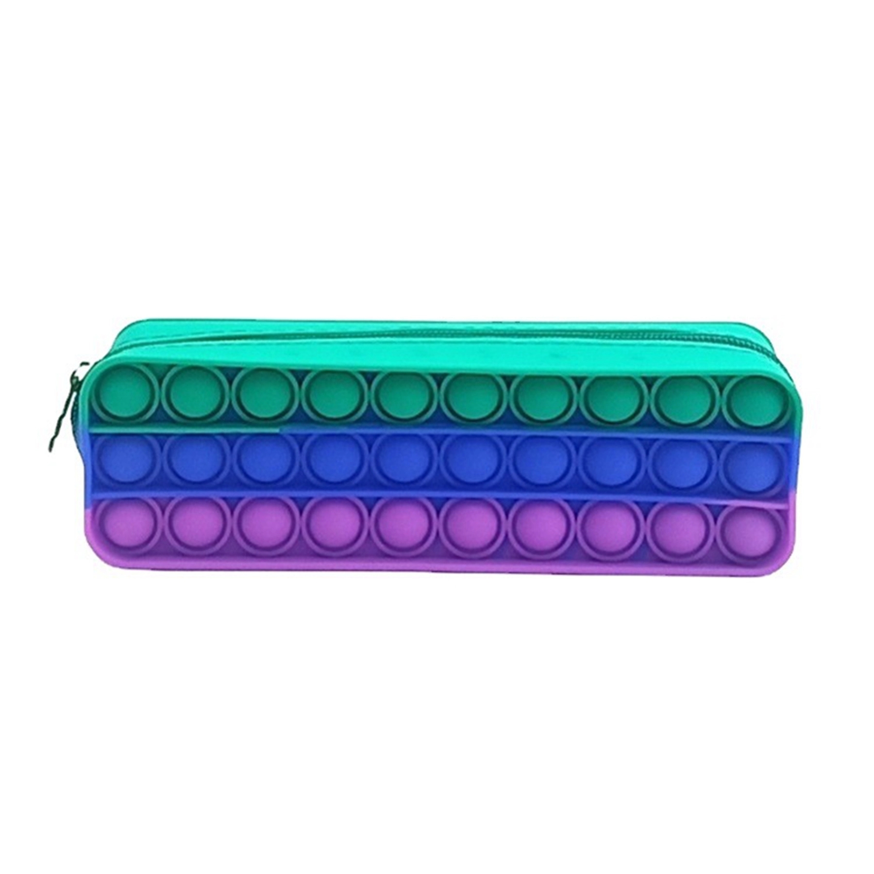 Square Shape Silicone Push Pop Bubble Toy Pencil Case 11