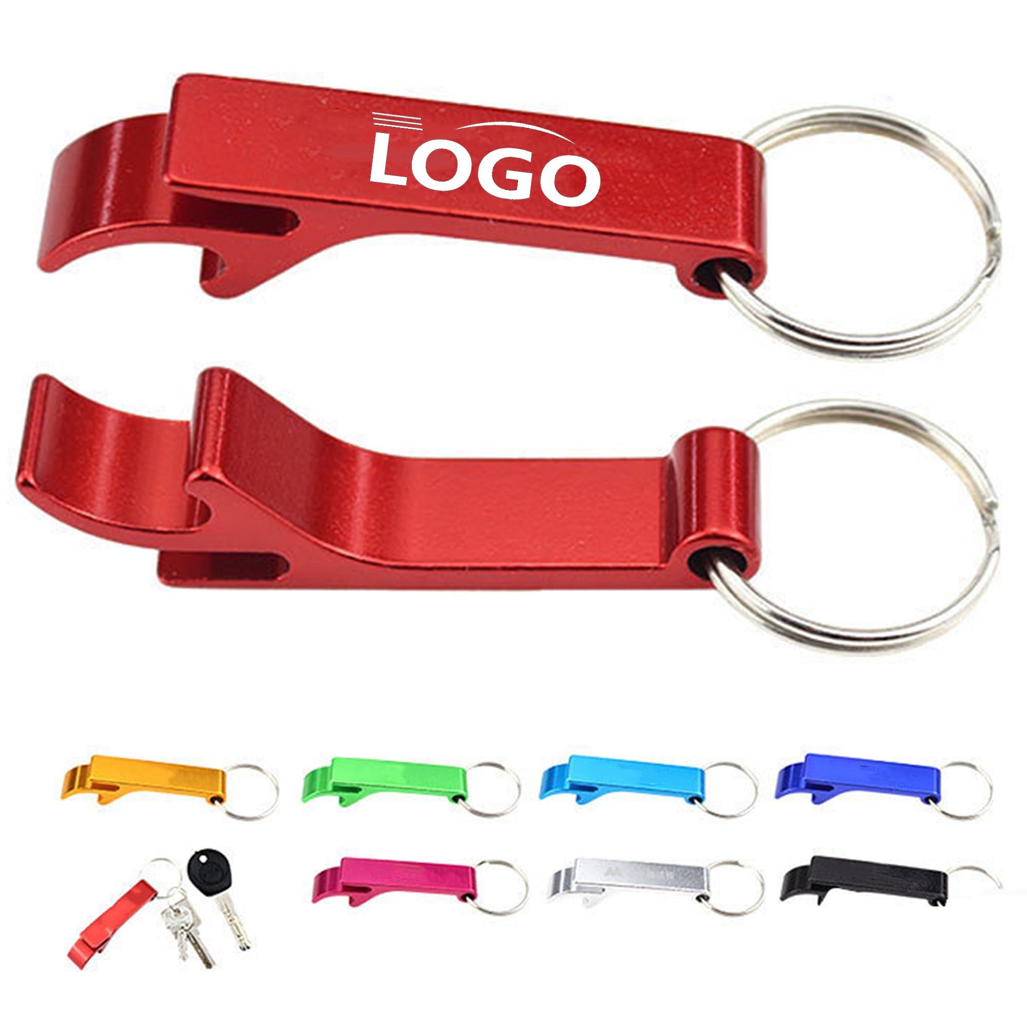 Aluminum Bottle Opener Keychain 1