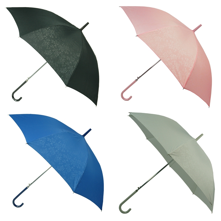 The 47" Auto Open Floral Pattern Ladies Umbrella 1