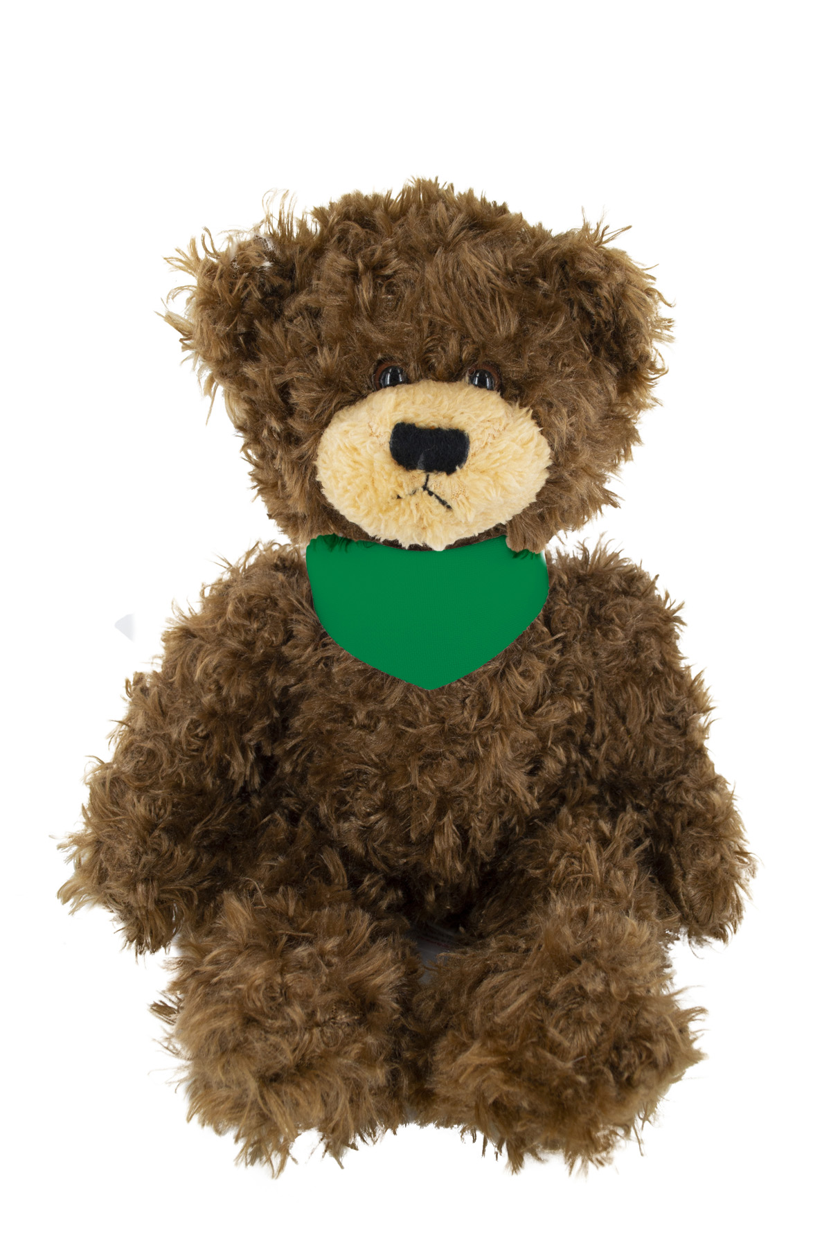 soft plush Chocolate Brandon Bear with bandana 6