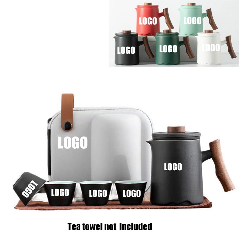 Custom Travel Tea Set With Handbag 6