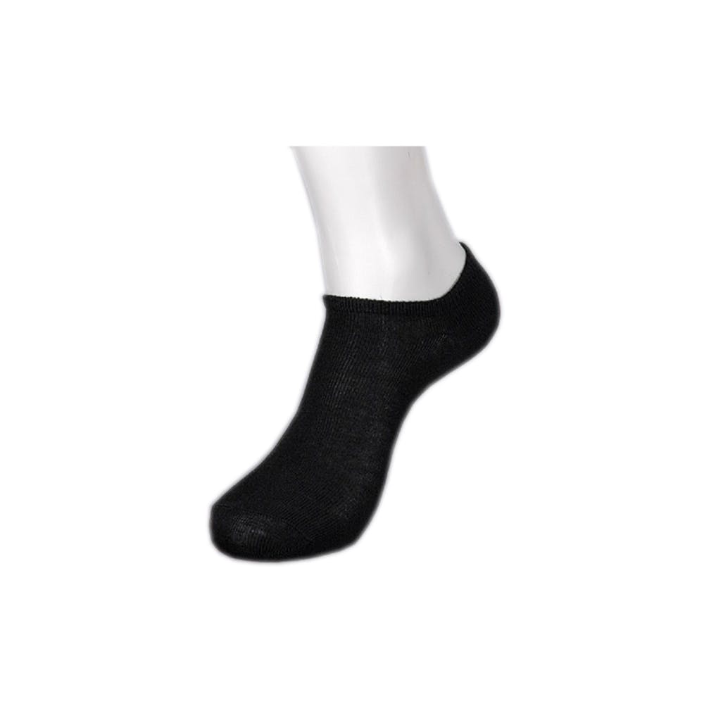 Women's No-Show Socks - Black Size 9-11 2