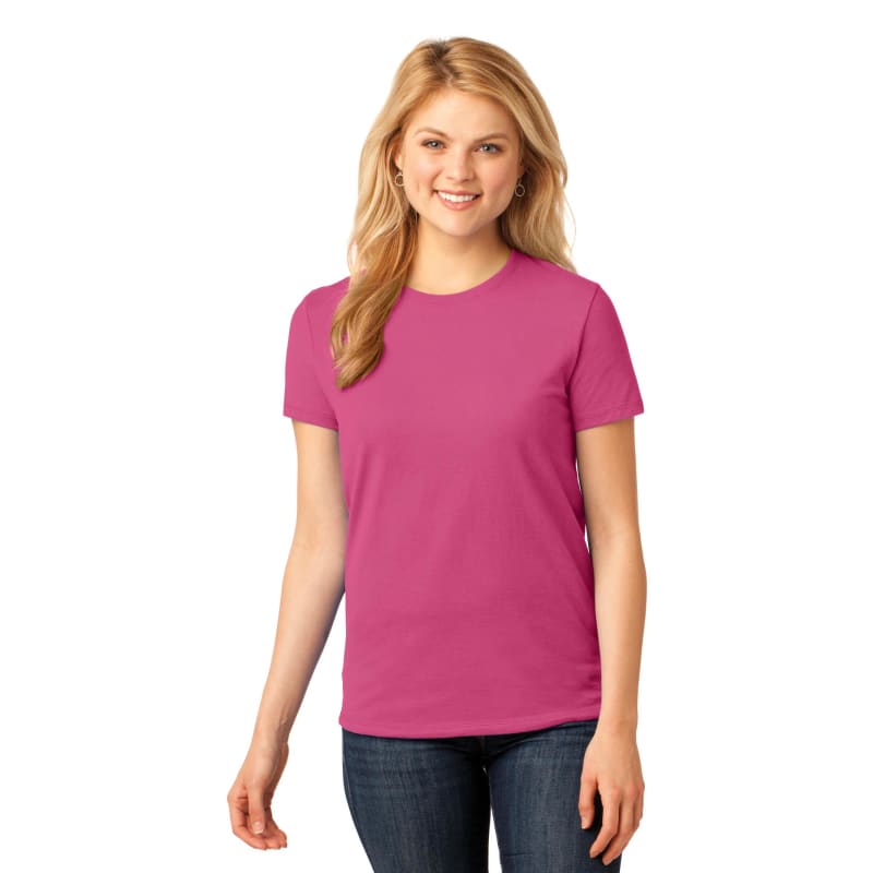 Port & Company Women's Core Cotton Tee. 32