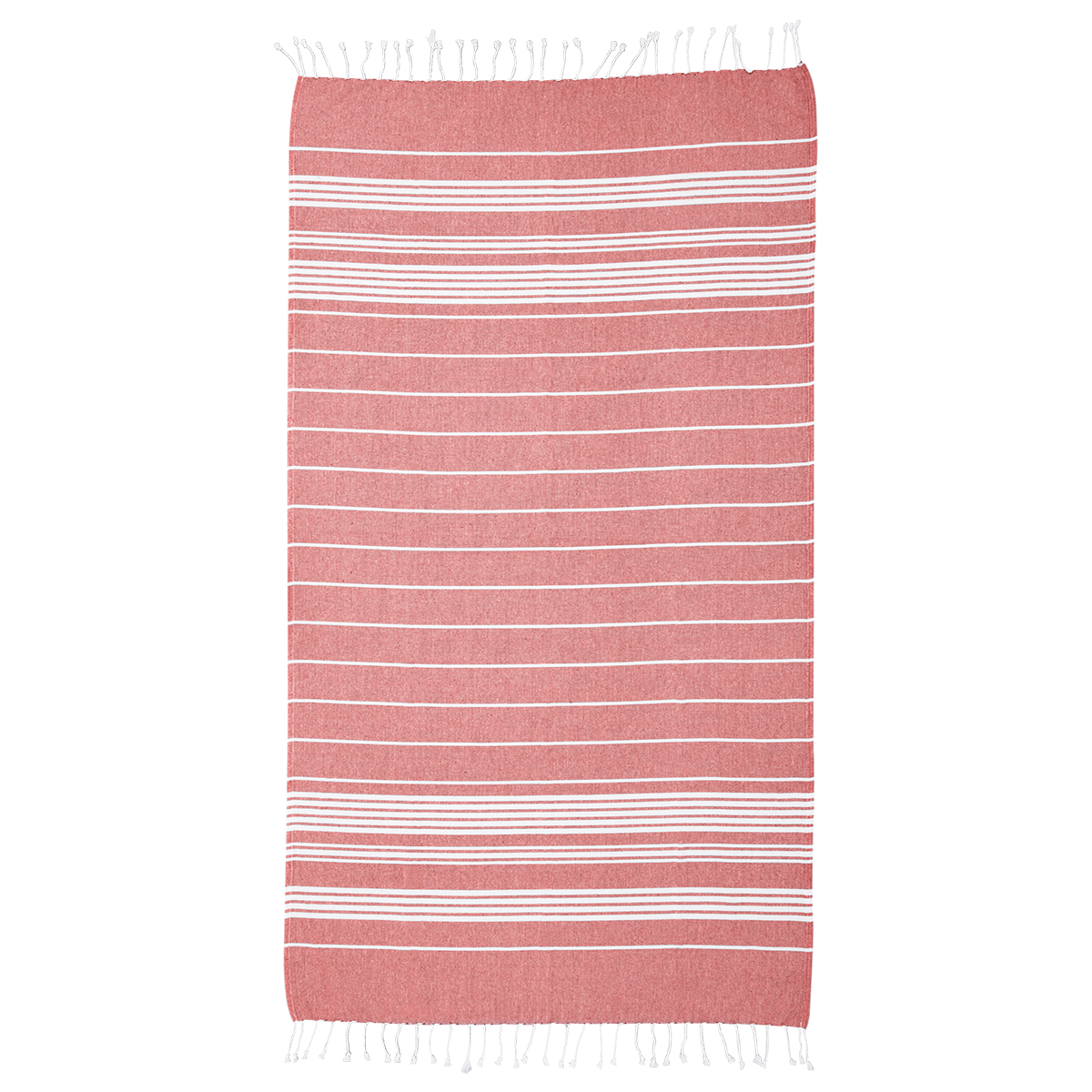 Recycled Beach Blanket With Tassel Fringe 22
