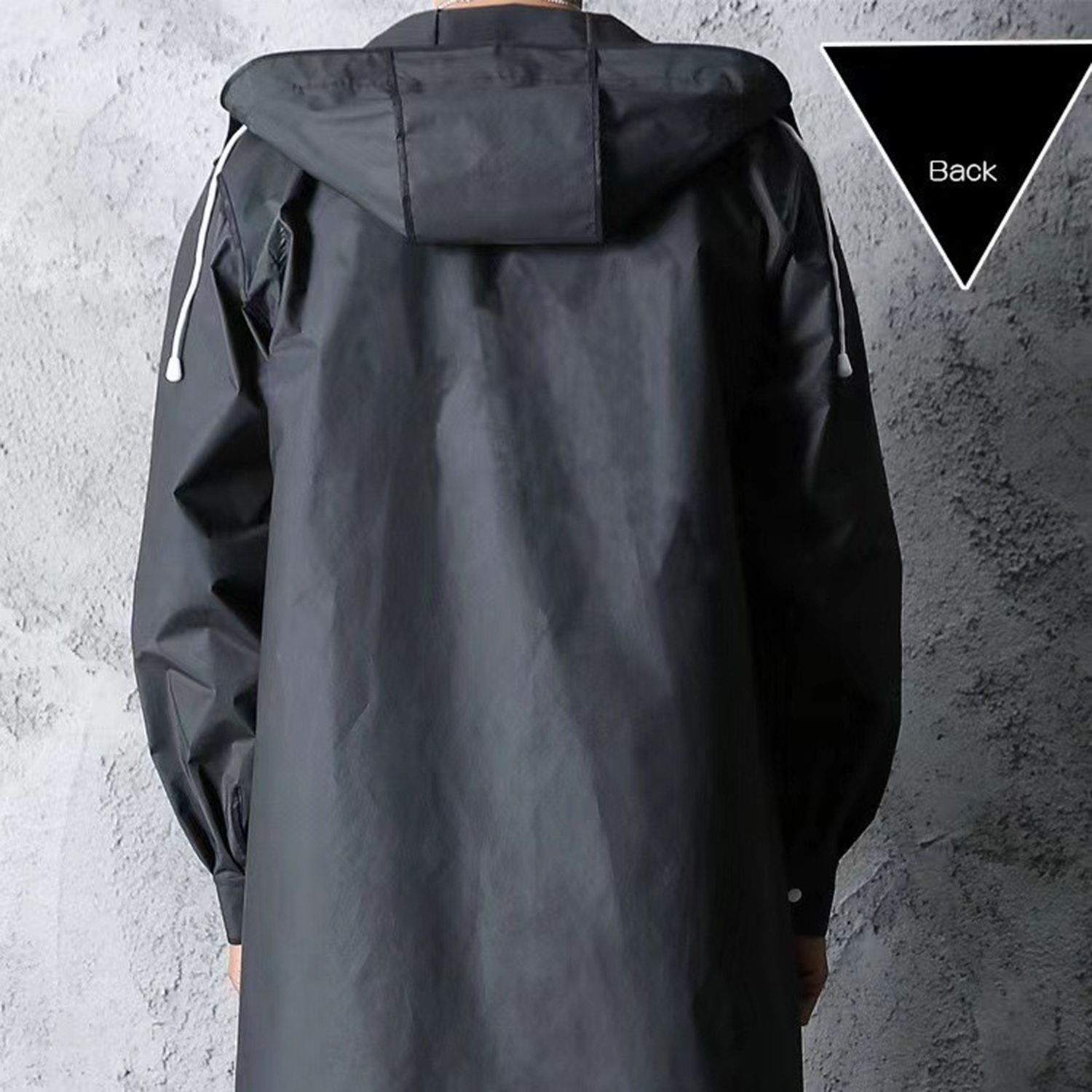Durable Fashion-Forward Waterproof Hooded Raincoat 4
