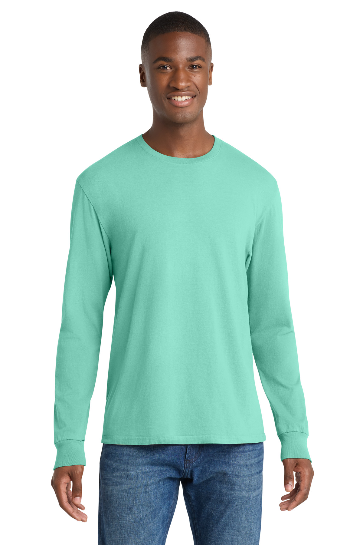 Port & Co Beach Wash Garment-Dyed Long Sleeve Tee PC099LS 46