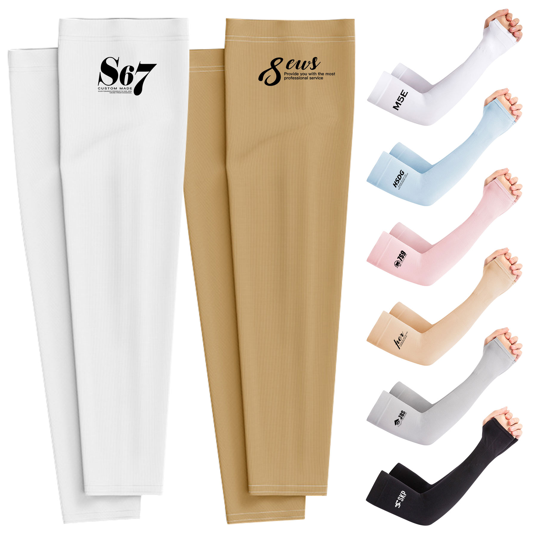 UV Sun Protection Arm Sleeves 1