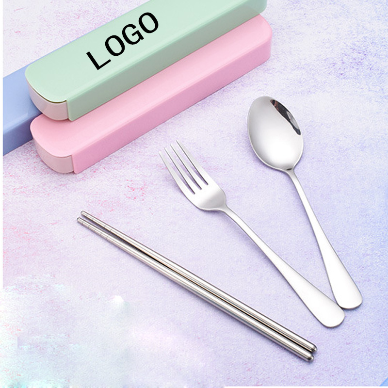 Stainless Steel Tableware Set 8