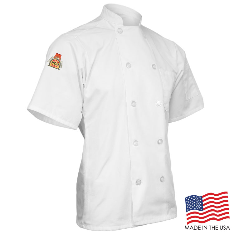 Classic Chef Coat with Short Sleeves (FULL COLOR LOGO) 8