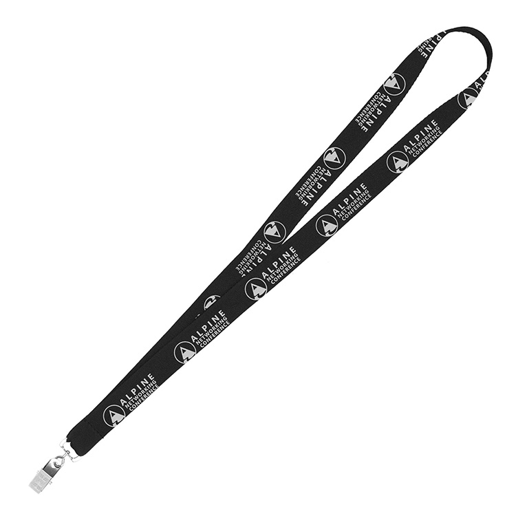"DEWITT RECYCLED" 3/4" Import Air Ship Recycled RPET Super Fine Detail Woven-In Lanyard 16