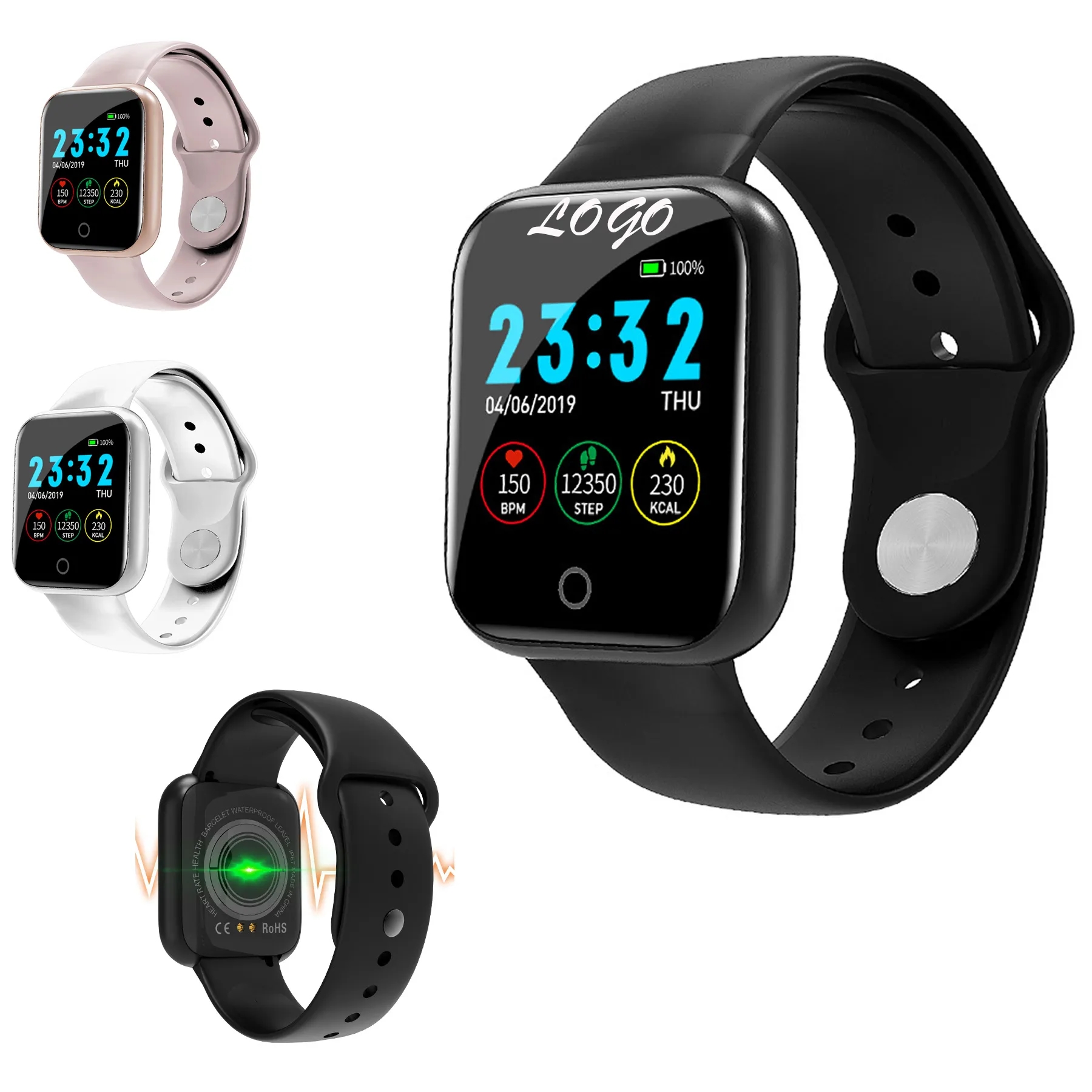 Heart Rate Blood Pressure Sleep Monitoring Fitness Bracelet 5