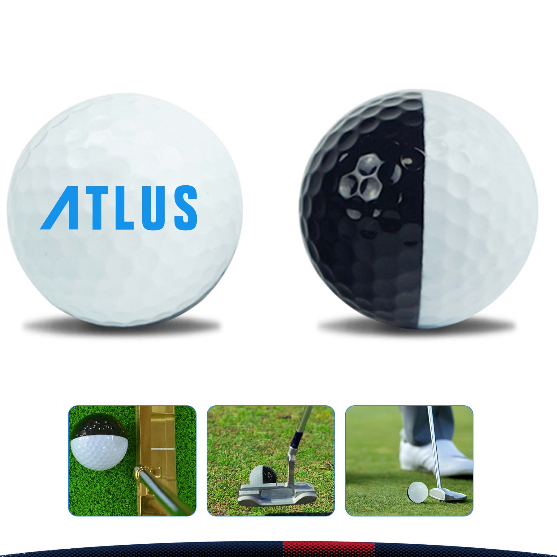 Double Colors Golf Ball 1