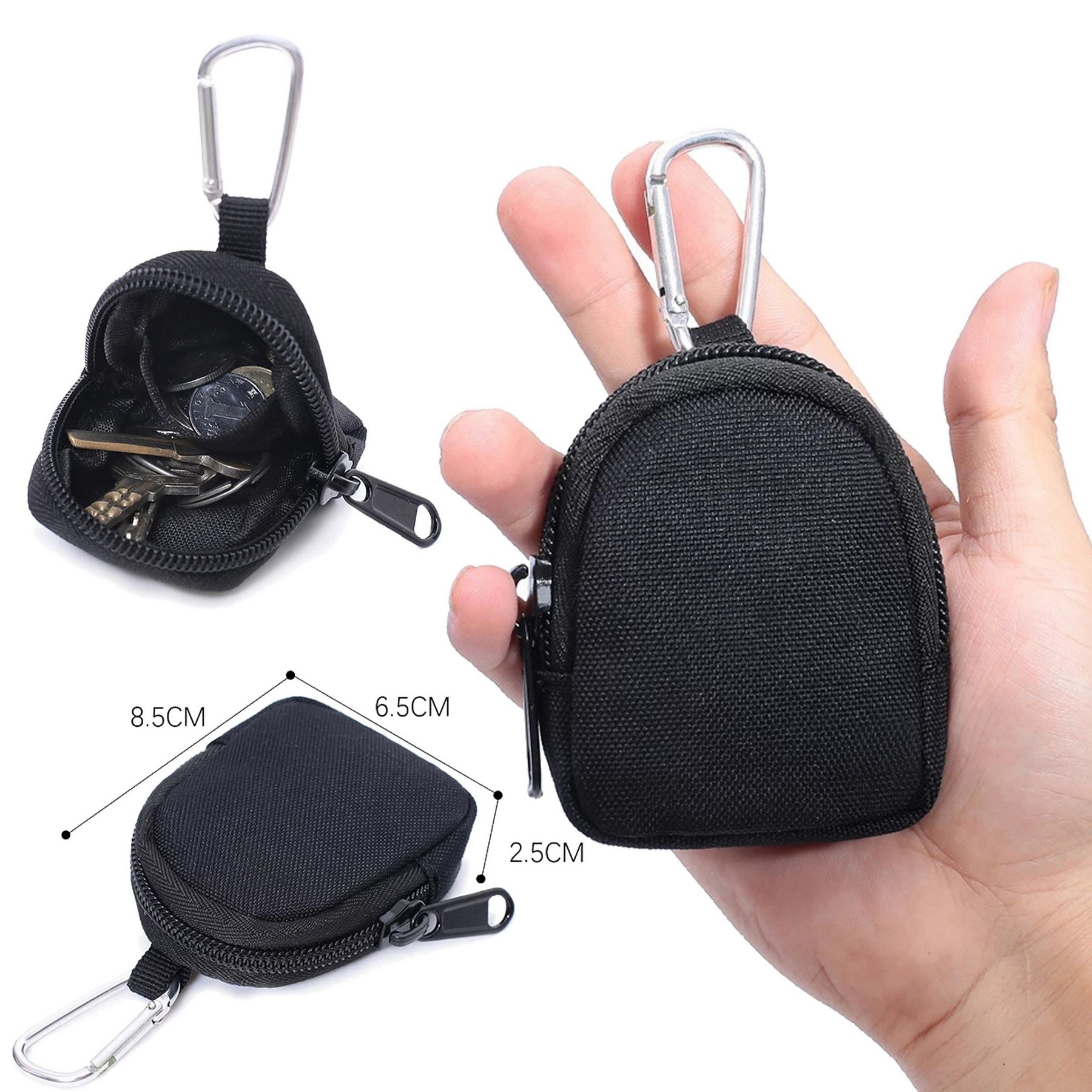 Tactical Coin Purse With Keychain 3