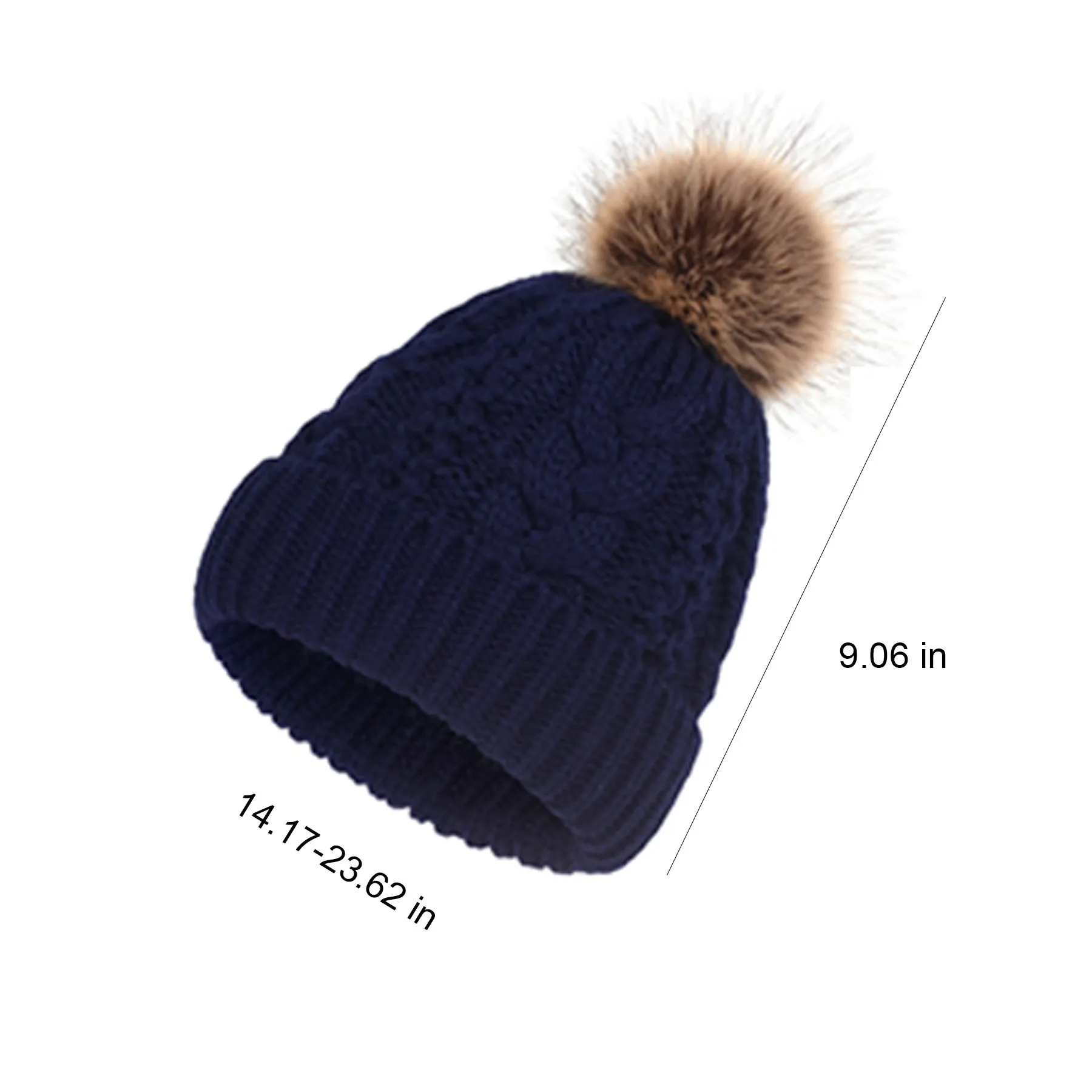 Cozy Double-Layer Thick Knit Beanie 8