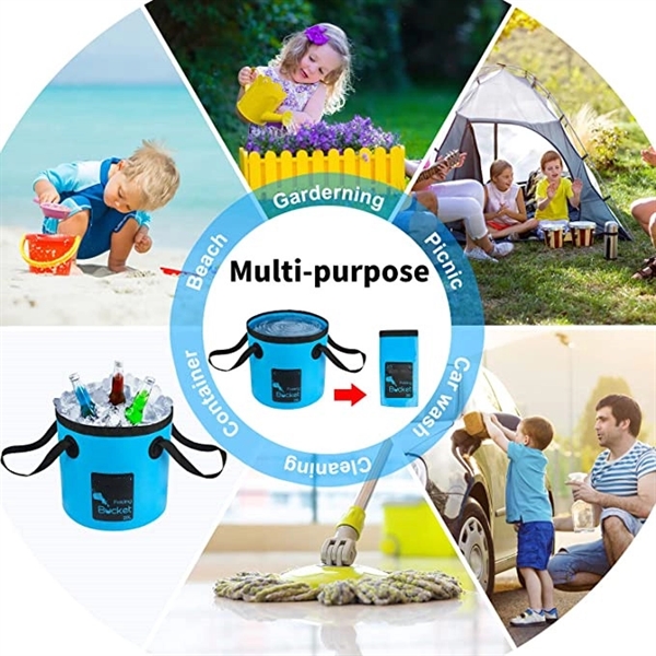 Collapsible Bucket Camping Water Storage 6