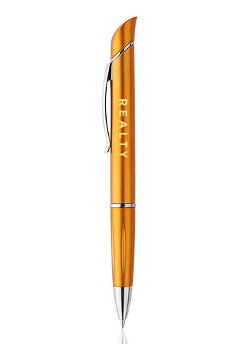 Allende Twist Plastic Pens with Highlighter 3