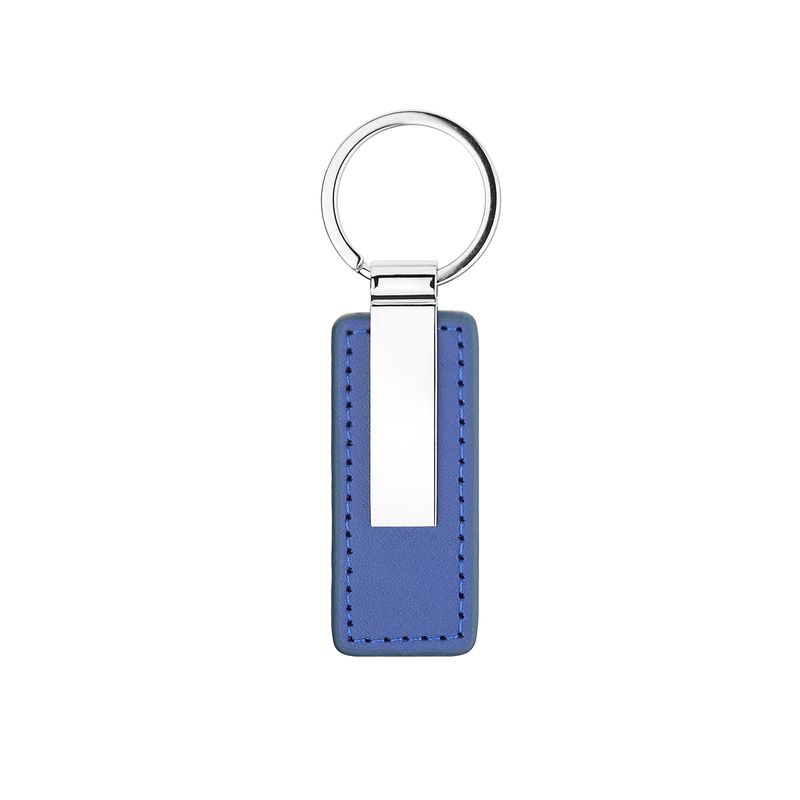 Oceanside Leather Key Chain - Blue 2