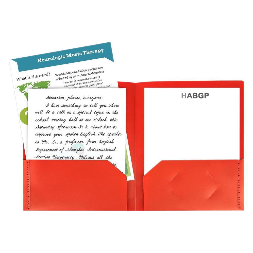 Plastic Folder With Pockets 2