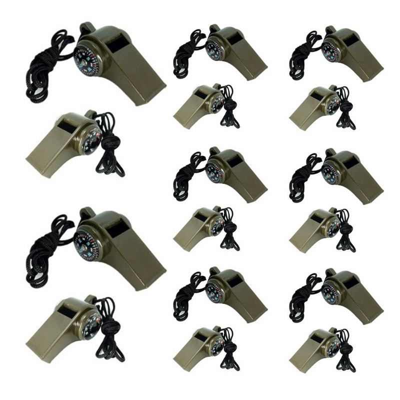Emergency Survival 3 In 1 Whistle For Outdoor