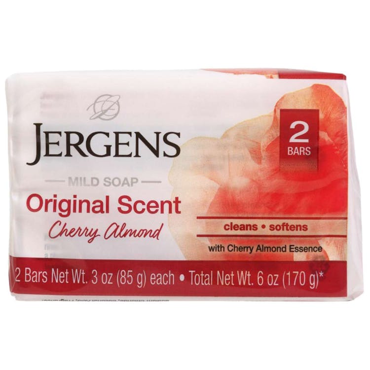 Jergens Cherry Almond Bar Soap 2 Pack - 3 oz Each 1
