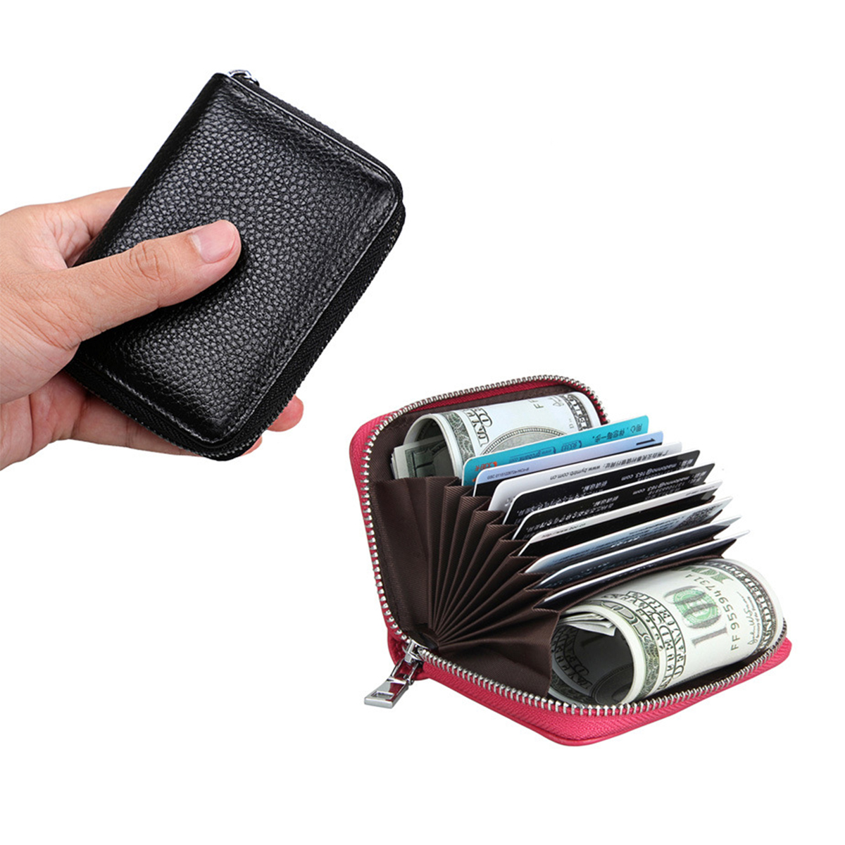 Genuine Leather Credit Card Wallet 1