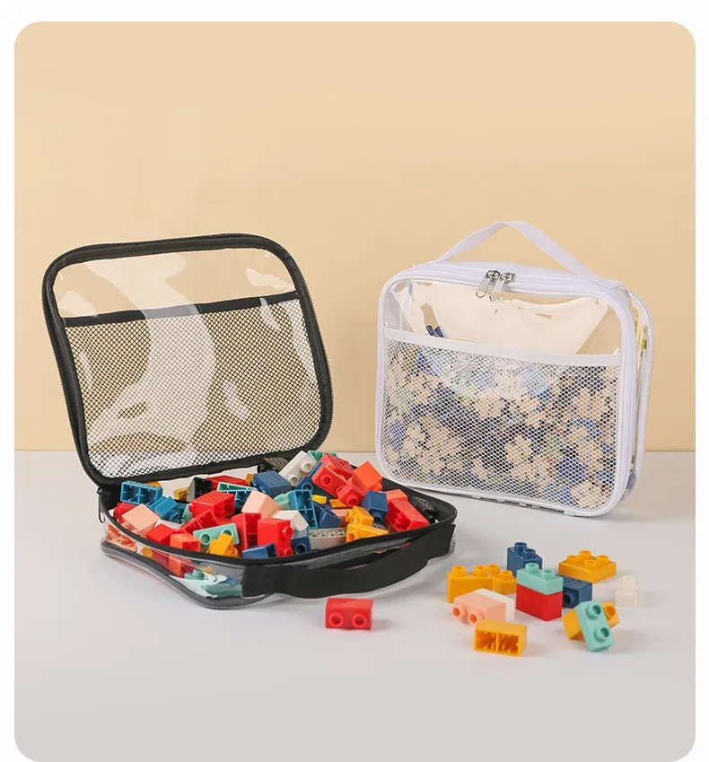 Toy Zippered Blocks Set Storage Bags 9
