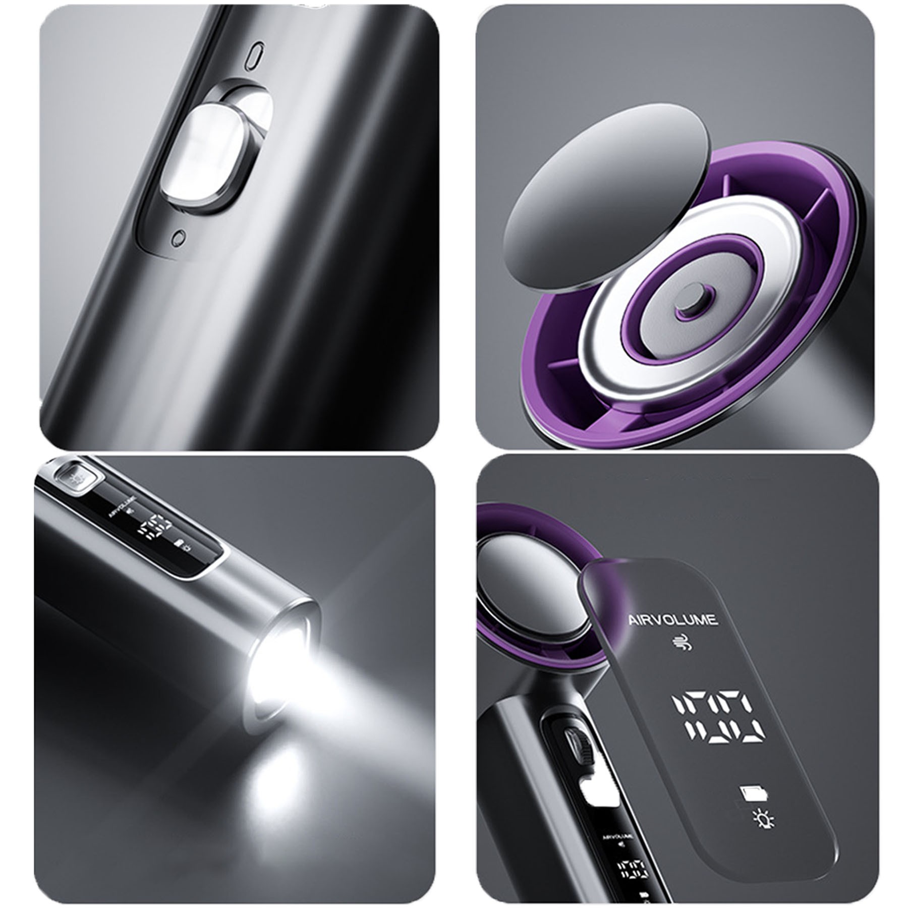 High-Speed Handheld Usb Mini Turbine Electric Fan 3