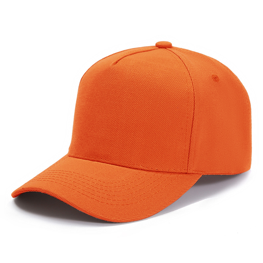 Stock Solid Color Polyester 5-Panel Cap 13