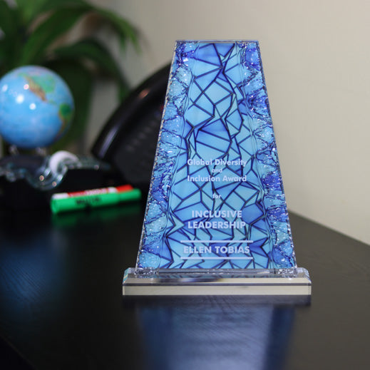 Acrylic Tower With Crinkle Edge 3