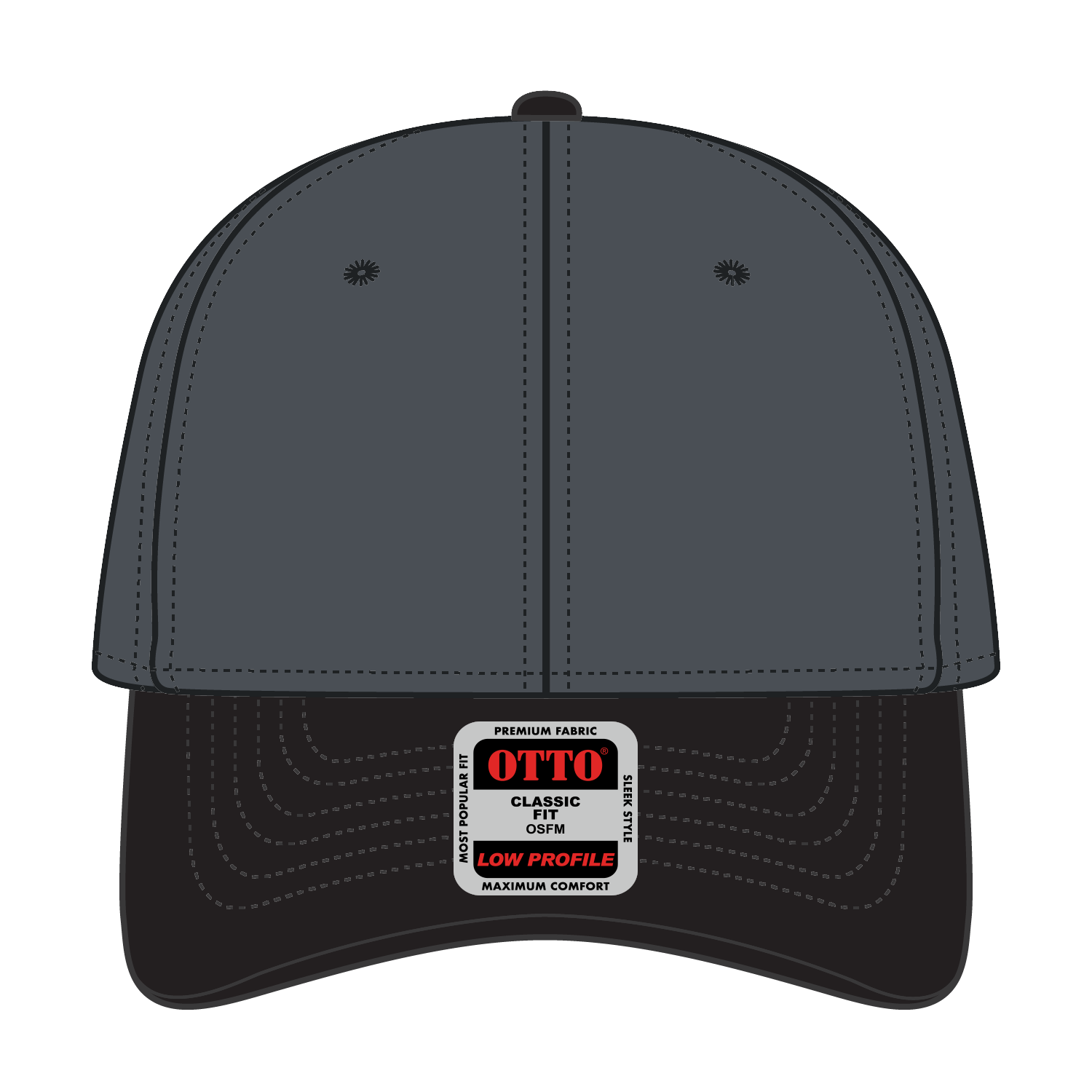 OTTO CAP® 6 Panel Low Profile Baseball Cap 67