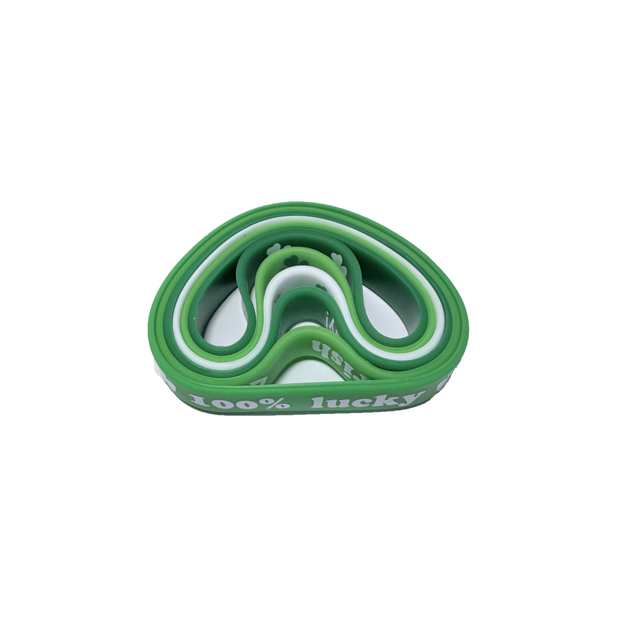 St. Patrick's Day Silicone Wristband Set(6 Wristbands) 5