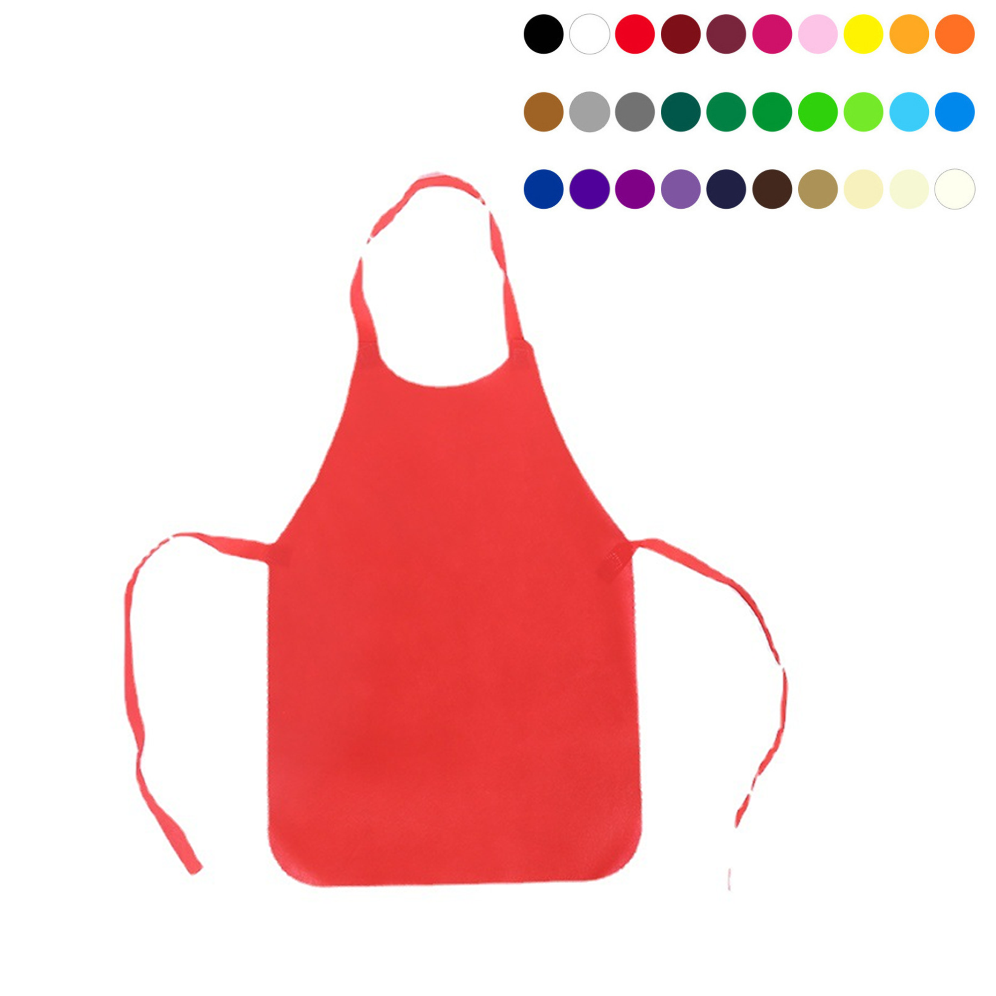 Non Woven Disposable Non Woven Apron 26.8"L X 16.5"W 2