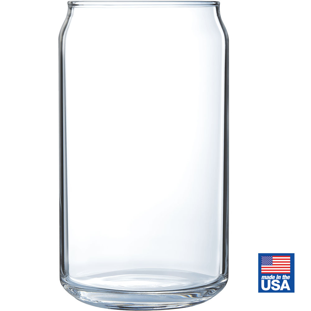 BEER CAN GLASS 16 OZ. (Made in the USA) 6