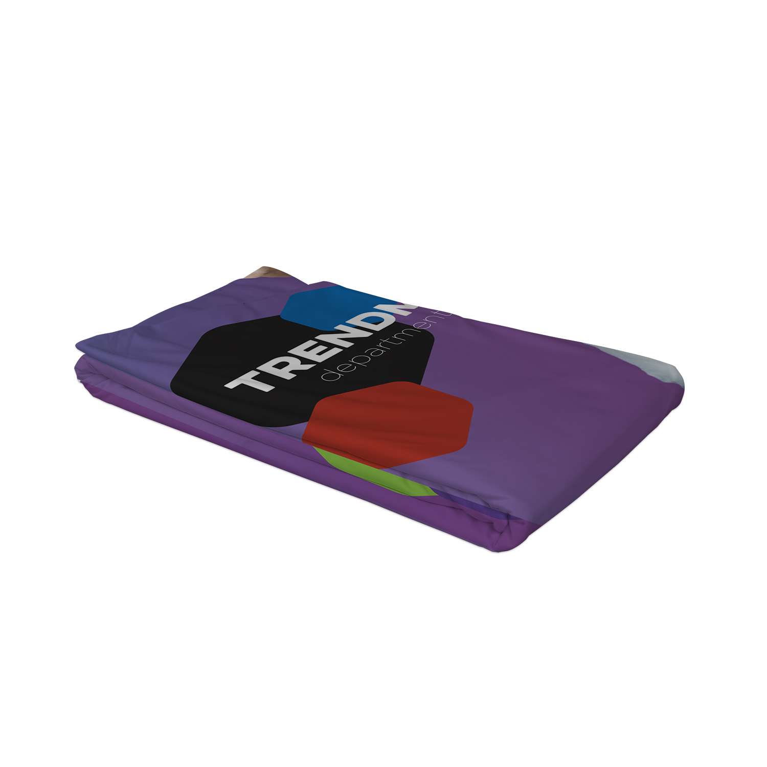 8' Curved Splash Floor Display Face Graphic Panel (Block-Out Fabric)