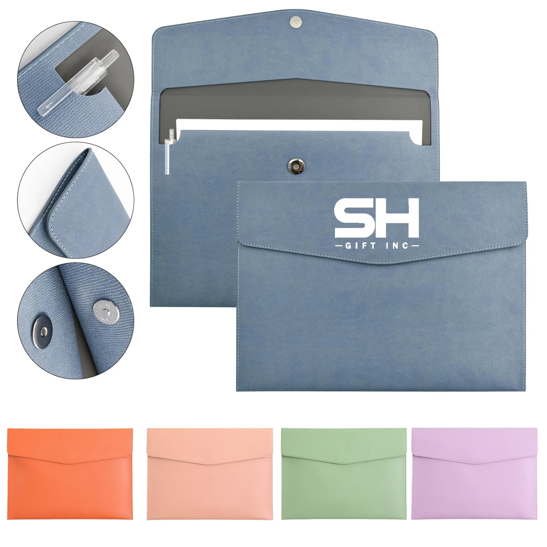 PU Leather Envelope File Folders 2