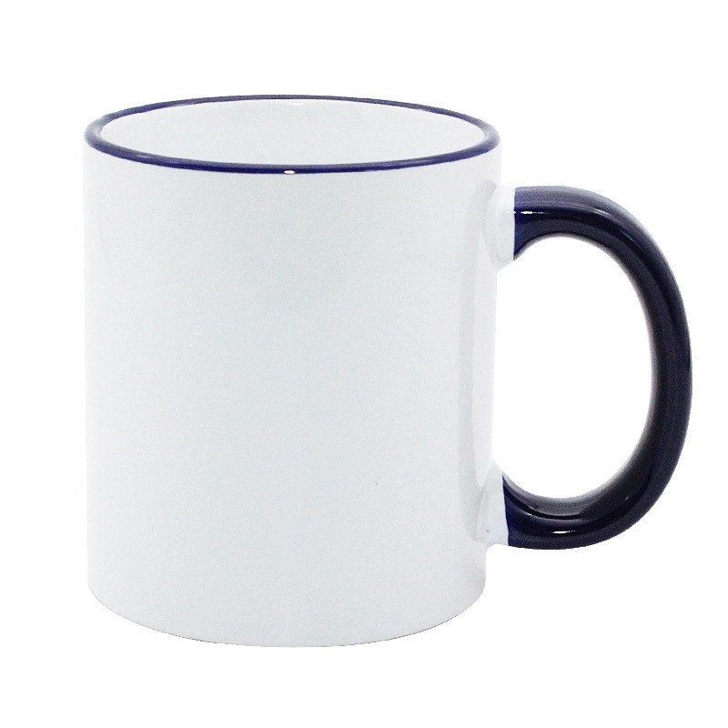 11 oz White Ceramic Sublimation Coffee Mug 16