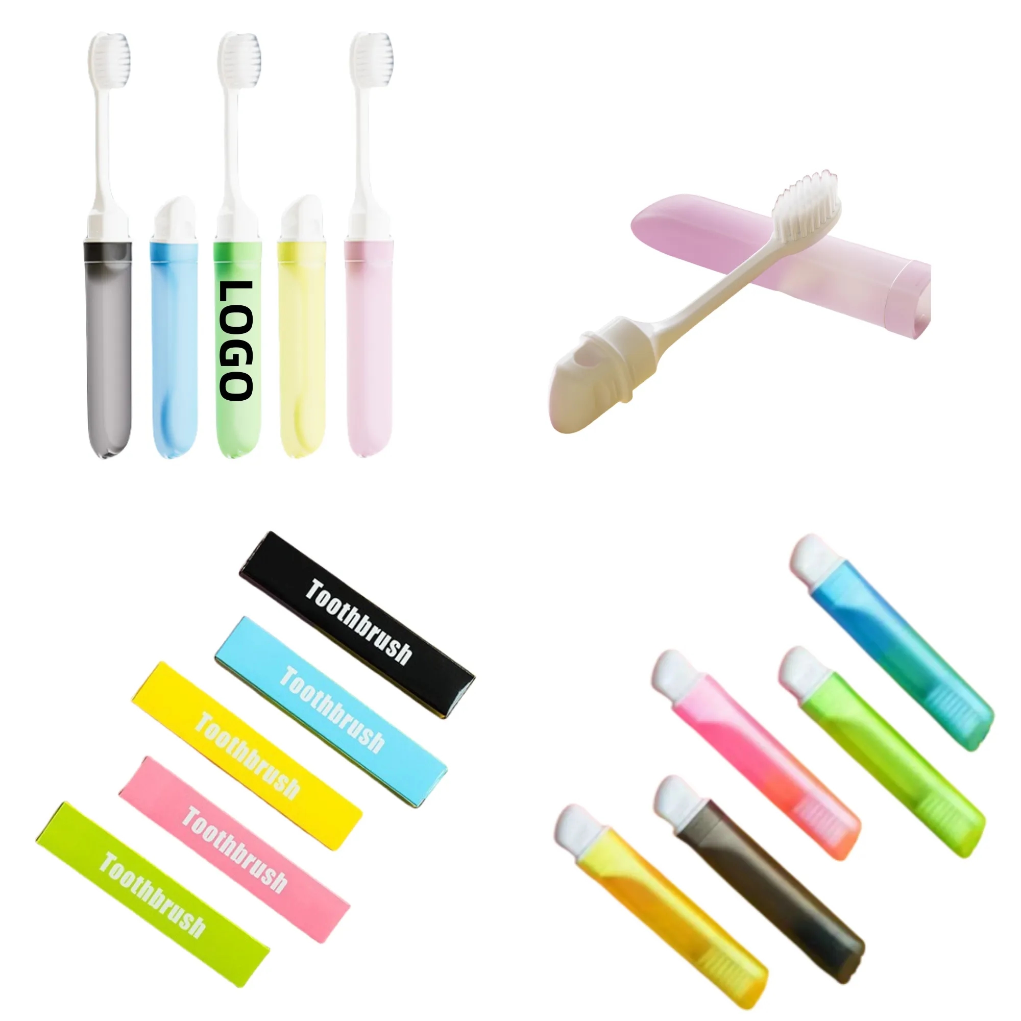 Foldable Travel Toothbrush With Soft Bristles 2