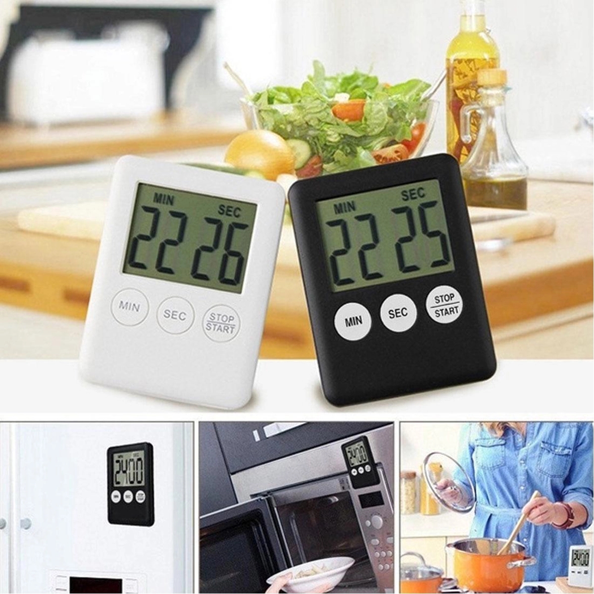 LCD Digital Screen Kitchen Timer 4