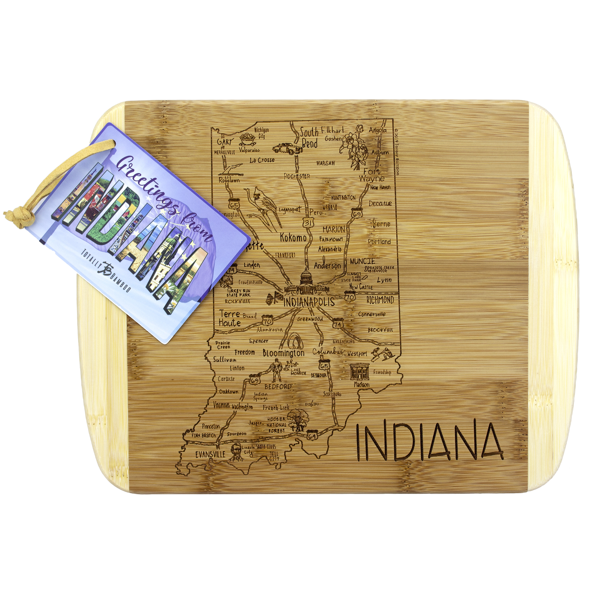 A Slice of Life Indiana Serving & Cutting Board 4