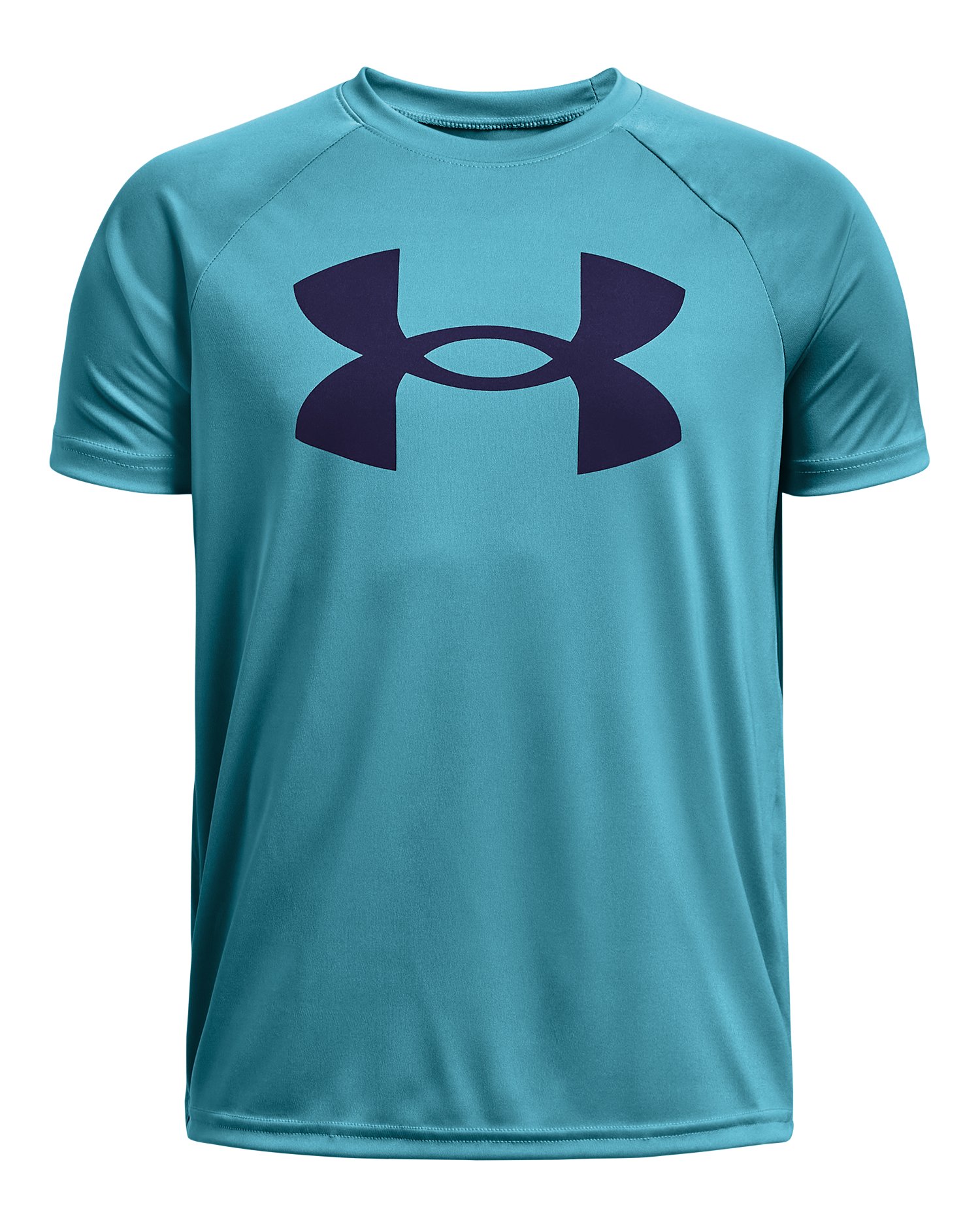 UA Tech Big Logo Boys' Short Sleeve 37