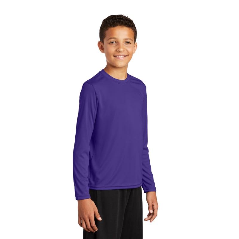 Sport-Tek Youth Long Sleeve PosiCharge Competitor Tee. 52