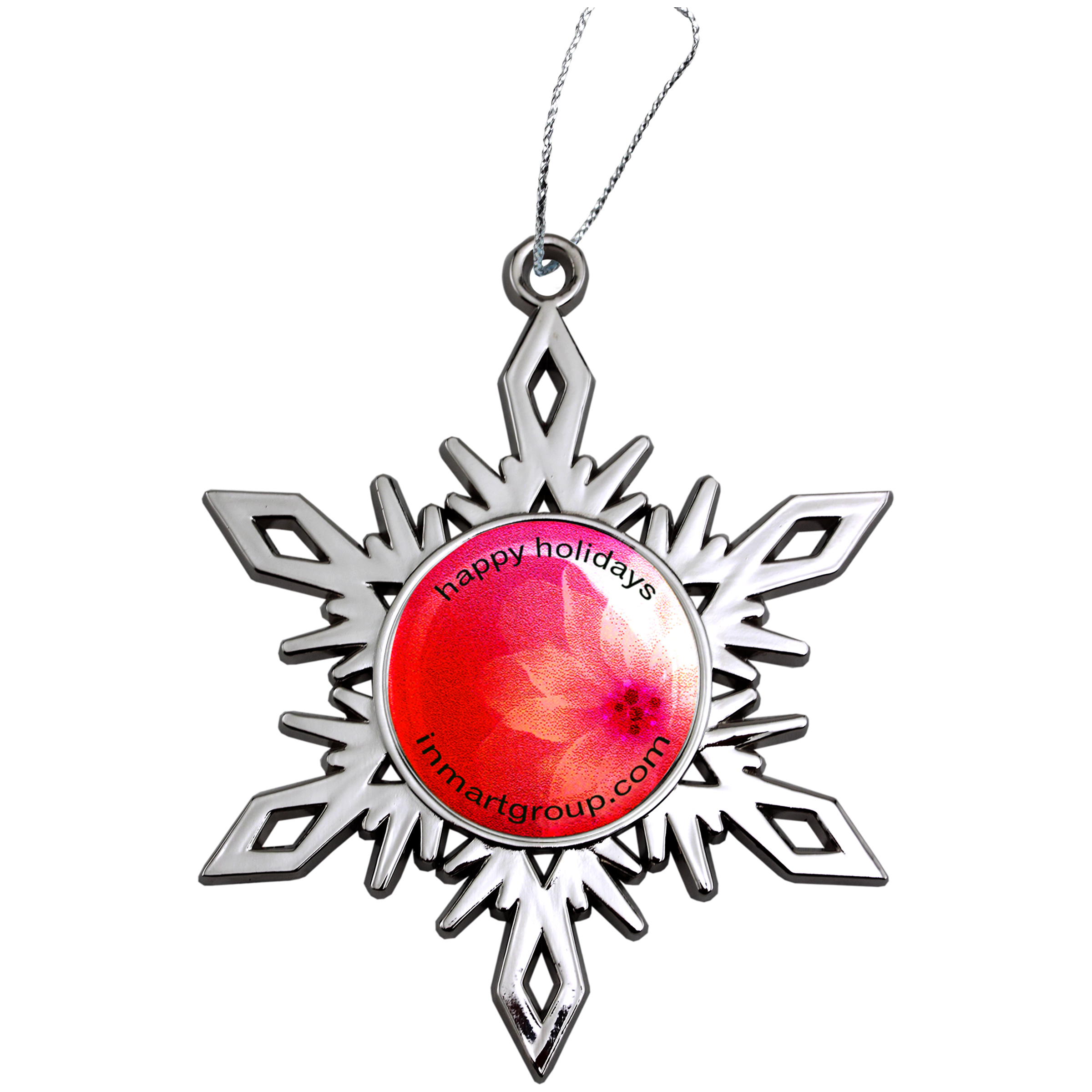 Nickel Snowflake Holiday Ornament