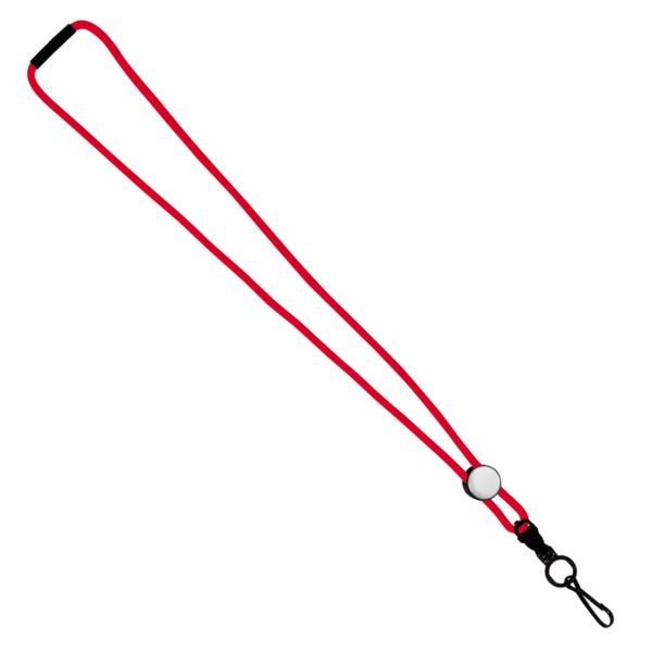 3/16" Nylon Cord Lanyard with Snap-Buckle Release, Standard O-Ring & Slider 20