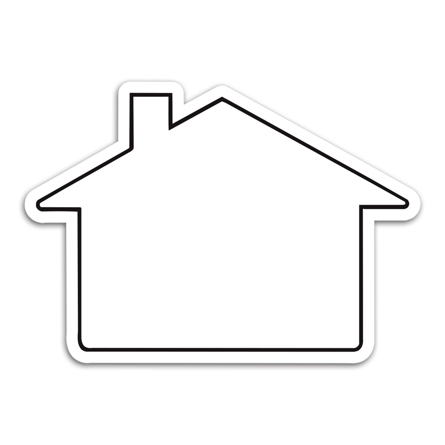 Large House Magnet 4