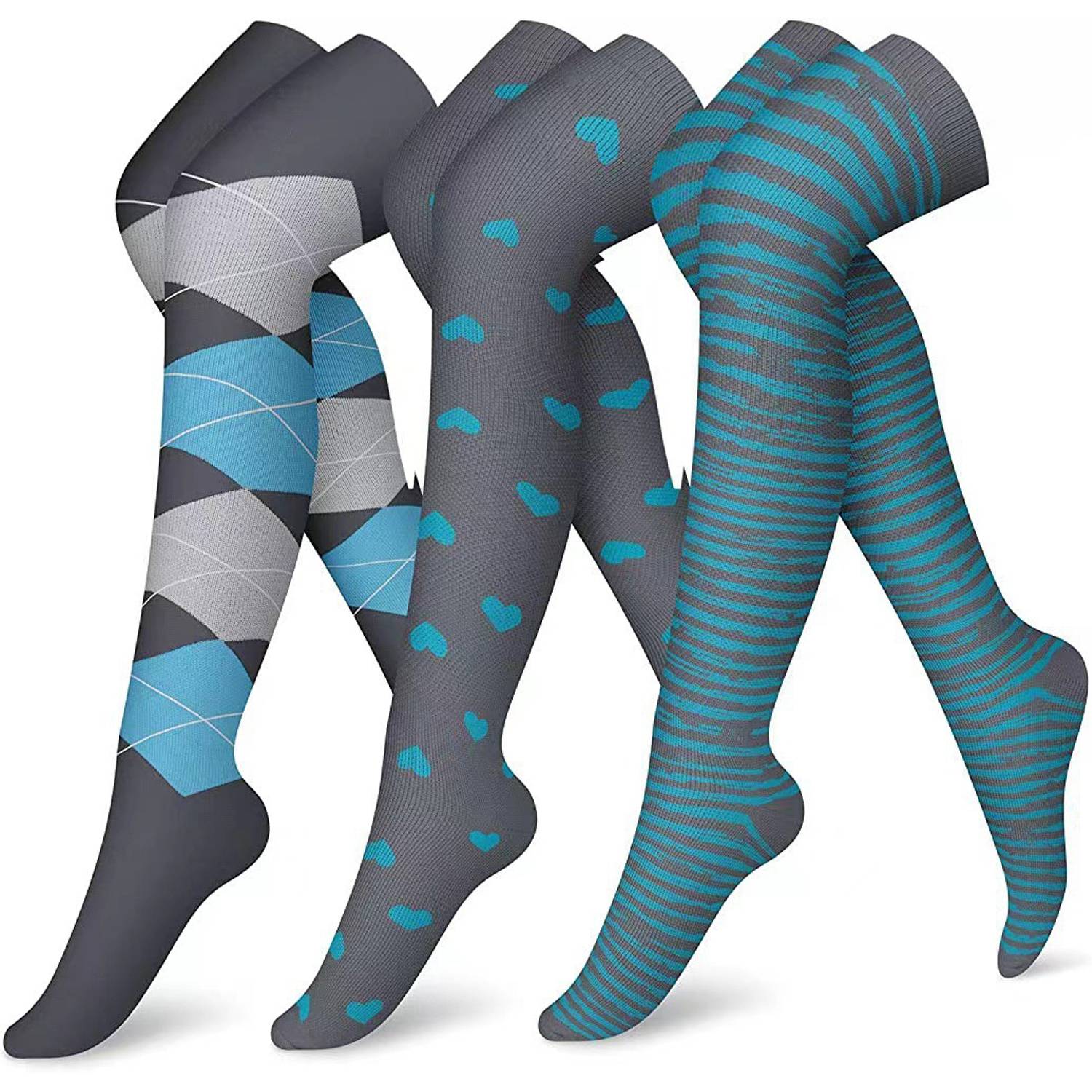 Custom Sports Running Knee High Socks 7