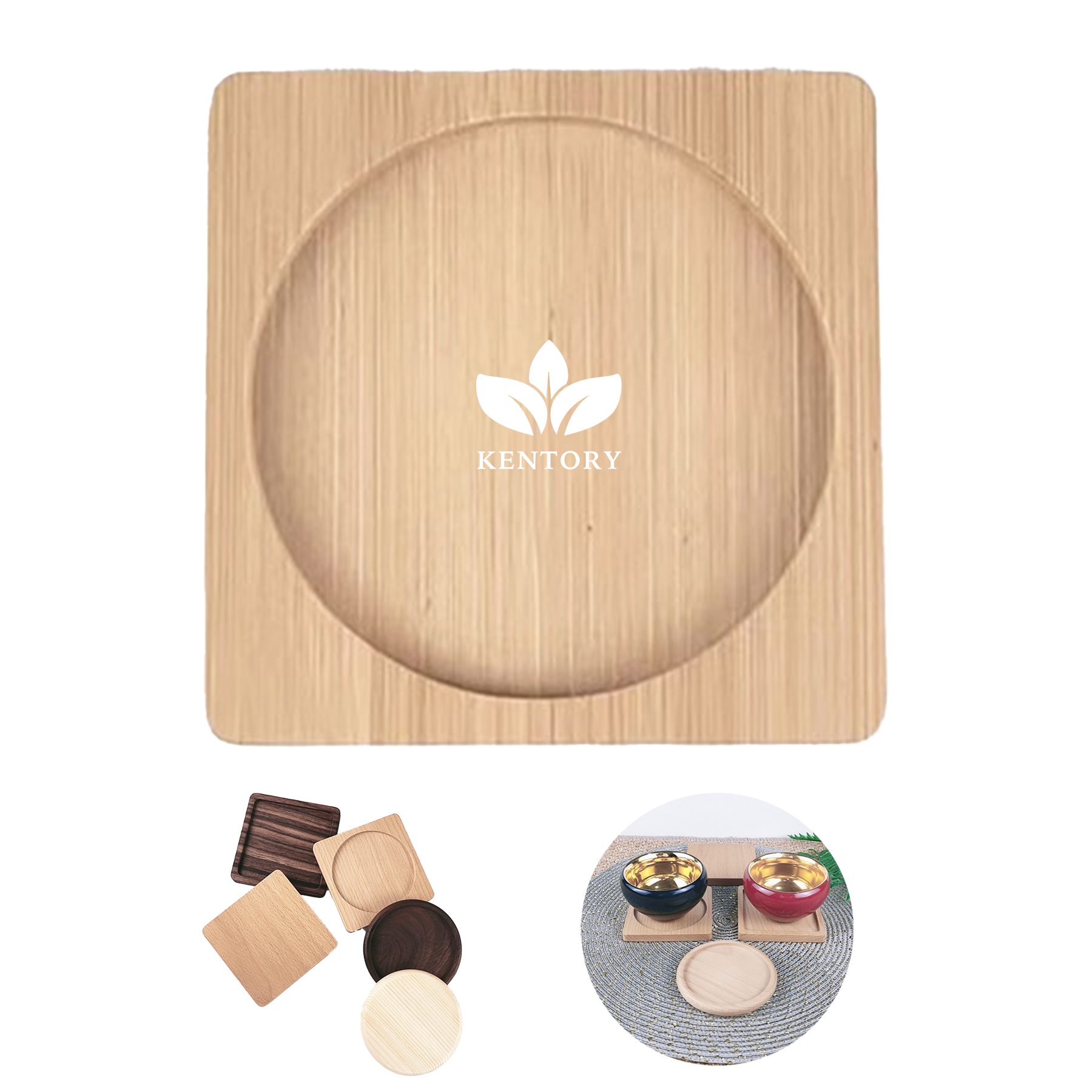 Wood Drink Coasters 1